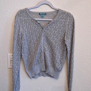 Louie Lucie Cardigan silver M